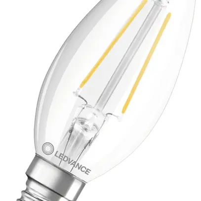 LED-Lampe LEDVANCE CLAS B E14 2.5W 250lm 2700K Ø35×100mm B10.5 klar 
