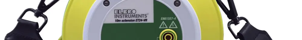 Système de dévidage de câble ELBRO ET24-VR pour ET24-10/20 jaune CATIII 600V 10m 