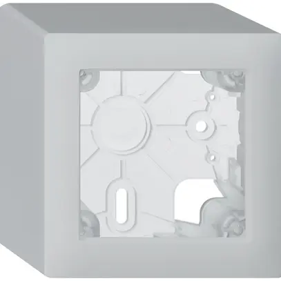 Boîtier AP kallysto gris clair h=64mm 
