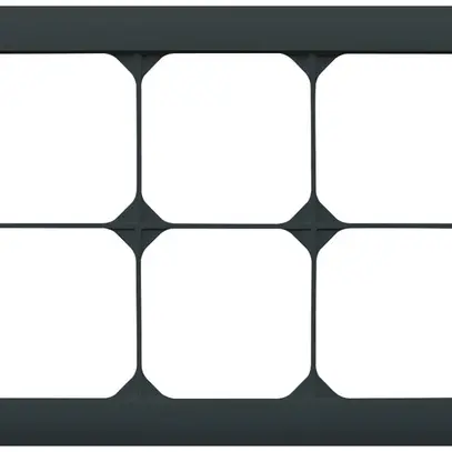 Telaio di copertura INC kallysto.line 2×3 nero orizzontale 152×212mm 