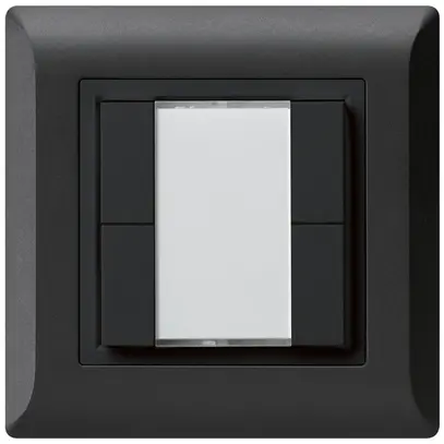 Pulsante universale INC 4×kallysto.line con LED nero 