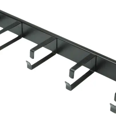 Pannello di rinvio 19" VALUE, 5× portacavi tipo G 44×87mm 1UA ac nero 