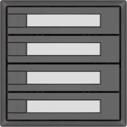 Universaltaster EDIZIO.liv UNI SNAPFIX® 12…48V o.LED 4× 1-Tbed.Pap.dgu 