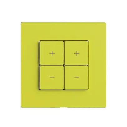 Kit copertura per dimmer 2c/4t Edue Wiser lemon 