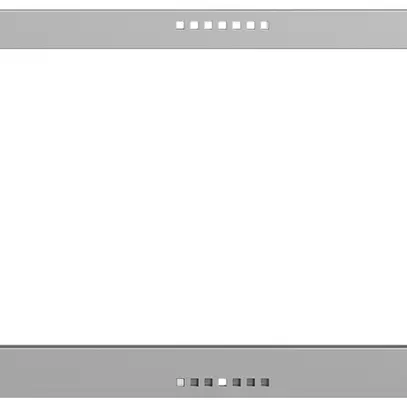 Piatta frontale EDIZIOdue per KNX-Panel 7" silver 