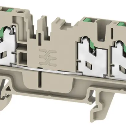Morsetto passante Weidmüller S3C 2.5 SNAP IN 2.5mm² beige 