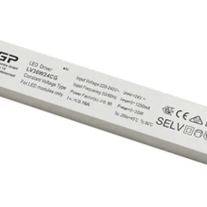 Alimentazione LED SLV 30W 24V ON/OFF 300×30mm 