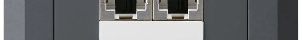 Scatola INC kallysto.line 2×RJ45s separato antracite 