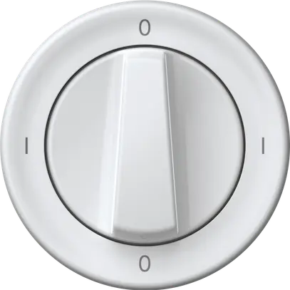 Interruttore rotativo origin interruttore 0/1L 16A 250V 0-I-0-I 60×60mm bianco 