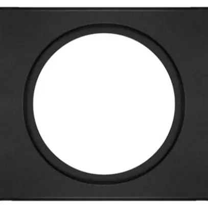 Placca di copertura LEDVANCE FRAME acciaio 300×100mm 3×Ø68mm nero 