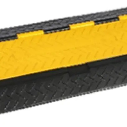 Canale guidacavi a pavimento DEM CP-3 gomma 345×50×900mm 34×33mm gi/ne 