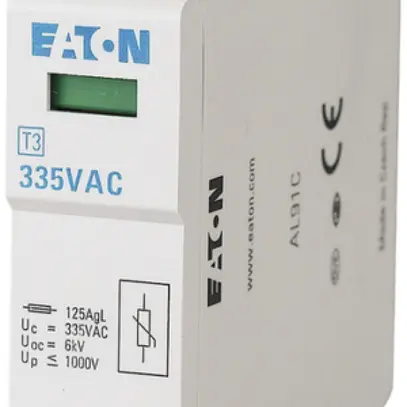 Inserto per scaricatore da sovratensione Eaton, 335VAC, 1p 