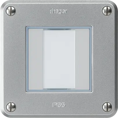 Poussoir ENC robusto A KNX 2× s/e-link aluminium 