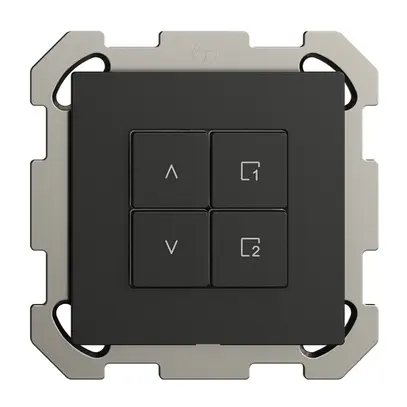 UP-Nebenstelle zu Storenschalter 1K/4T Szene WLAN Edue Wiser schwarz 