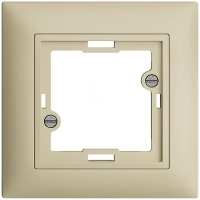 Kit frontal EDIZIOdue vanille 88×88mm pour lampe témoin plate 