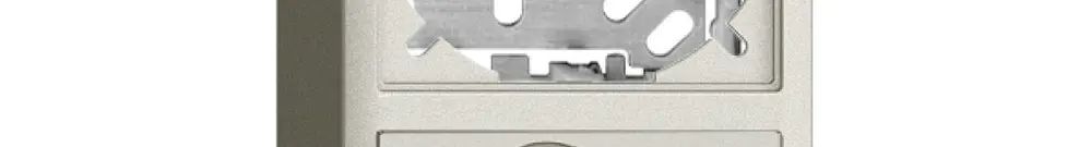 Combinazione AP vuoto+3×T13 EDIZIOdue grigio chiaro 