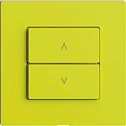 Stazione secondaria 1K/2T per interruttore tapparelle Edue Wiser lemon 