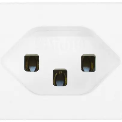 Prise INC Steffen FLF 3/5, 1×T23 16A, avec bornes enfichables, blanc 