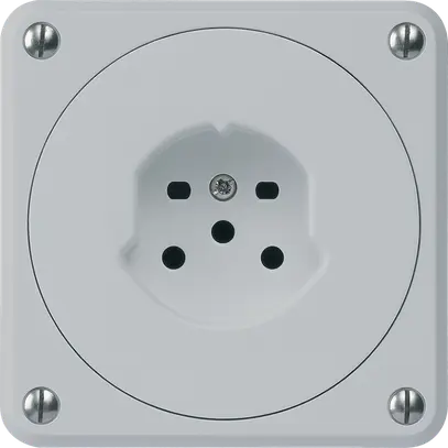 Prise ENC robusto type 15 gris sans clapet pour combinaison 