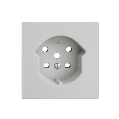 Plaque frontale EDIZIOdue T15 gris clair 