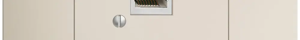 Scatola INS 1×RJ45/s 8P EDIZIOdue crema, R&M swissline 