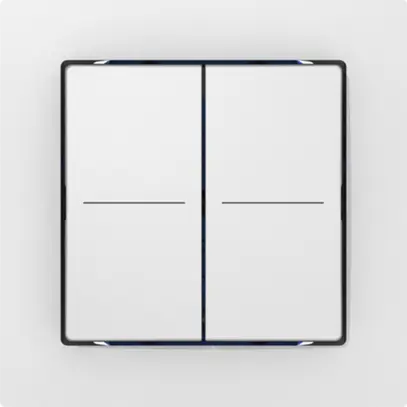 Sensore pulsante ABB Sidus KNX Basic tipo-E, 2/4, bianco 