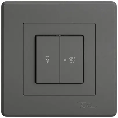 UP-Montageset EDIZIO.liv SNAPFIX® f.Licht&Venti m.2 Knöpfen m.Frontlinse dgu 