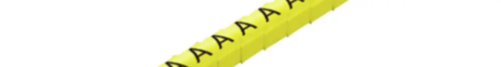 Marqueur de conducteur Weidmüller CLI C MP p.Ø2…3mm 3×4mm impression: B, jaune 
