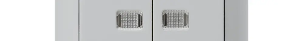 Kit frontal kallysto gris clair avec 2 lentilles 60×60mm 