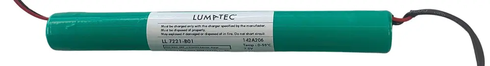 Akku Lumatec 7.2V 2100mAh NiMH Ø17.5×150mm 