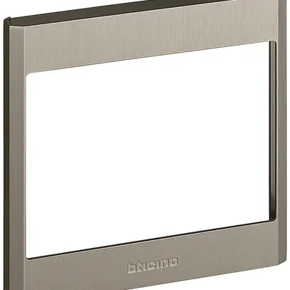 Cadre de recouvrement LINEA 5000 1×1 vertical 139×137mm titane 