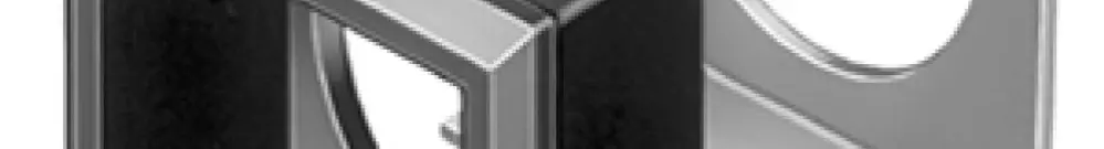 Set di cornice frontale EAO61 24×30mm, nero 