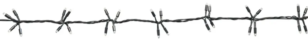 Lichterkette MK Magic String Lite 144 6m 230V 144 LED warmweiss, Kabel schwarz 