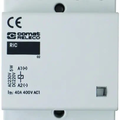 Contattore AMD ComatReleco RIC, 230VAC/DC, 4R 40A AC-1 