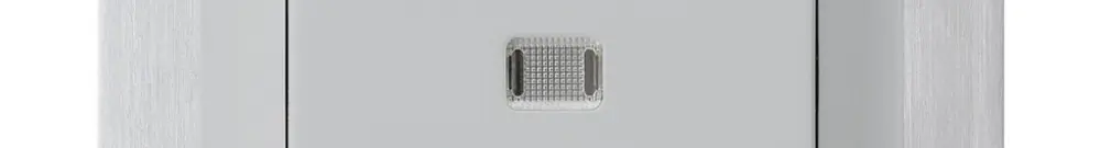Interrupteur poussoir lumineux ENC kallysto 3/2P grc avec plaque de fixation 