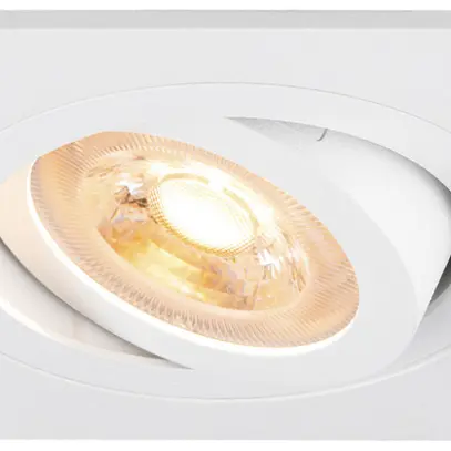 Downlight LED SLV NEW TRIA 75 GU10 1×10W VAR 90×90mm blanc 