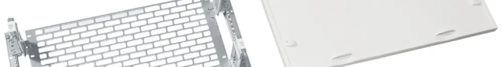 Kit Hager univers N 300×500mm con piastra di montaggio perforata 