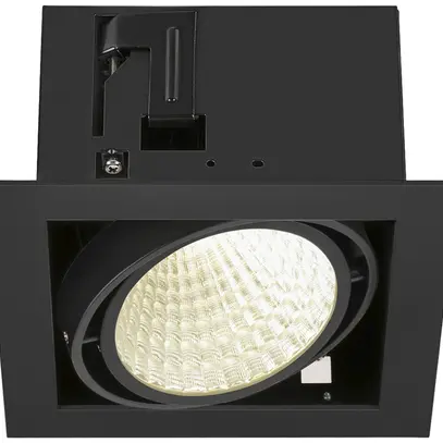 Downlight LED SLV KADUX 27W 3350lm 940 30° DALI 195×195mm nero 