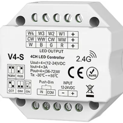 Ricevitore radio DOTLUX IP20 36…72W 12…24V 4×3A 