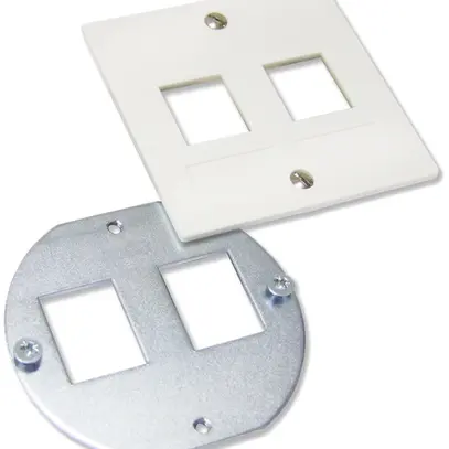 Kit di montaggio BKS EcoLine EDIZIOdue, scatola multipla, per 2 interni, bianco 