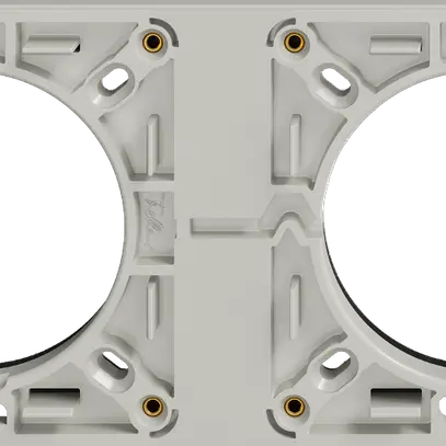 NUP-Kopfzeile Feller NEVO, 1×2, für N.CO-Apparate, lichtgrau 