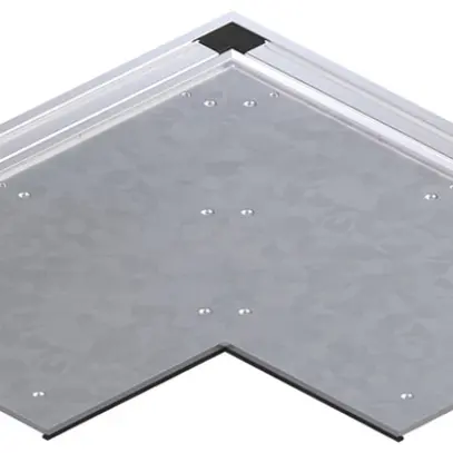 Angle plat tehalit BKB supérieur vasque intérieur pour canal de sol 300×448×3mm 