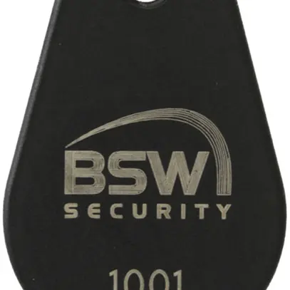 Porte-clé ID BSW proX (EM 4102/01), pour proX-Leser, gravé, noir 
