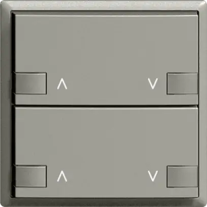 Tasto INC ZEP mot. 2c/2t staz.centr/sec. EDIZIOdue grigio scuro 