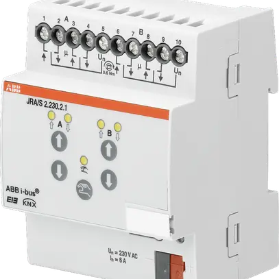 Attuatore di persiana KNX AMD 2-volte 6A 230VAC, manuale 
