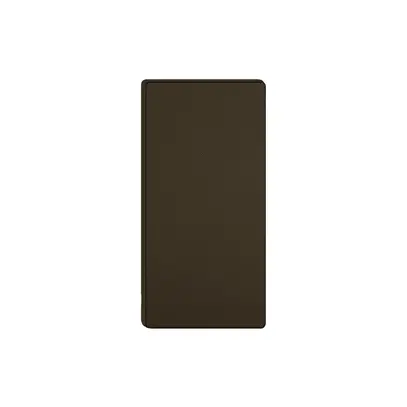 Poussoir 1/2 EDIZIO.liv Wiser avec SNAPFIX® horiz.sans symbole br 