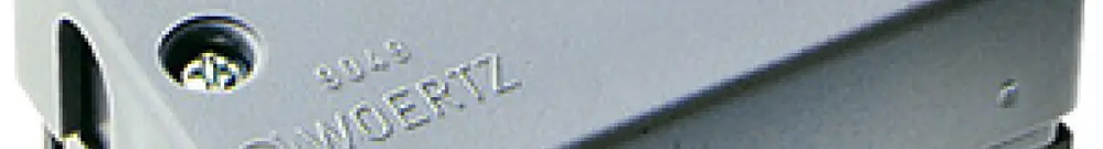 Scatola di raccordo Woertz per cavo piatto Technofil fili isolati 4×Ø8mm 