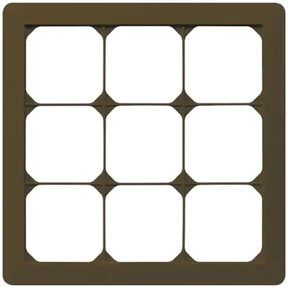 Telaio di copertura INC kallysto.trend 3×3 marrone 214×214mm 