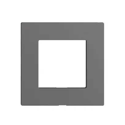 Placca frontale Edue Wiser p.kit d.copertura, s.iscrizione, IP20, 60×60mm, grs 