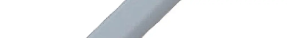 Câble plat WAGO 2×1.5mm² sans halogène PA 66 gris clair 1m 